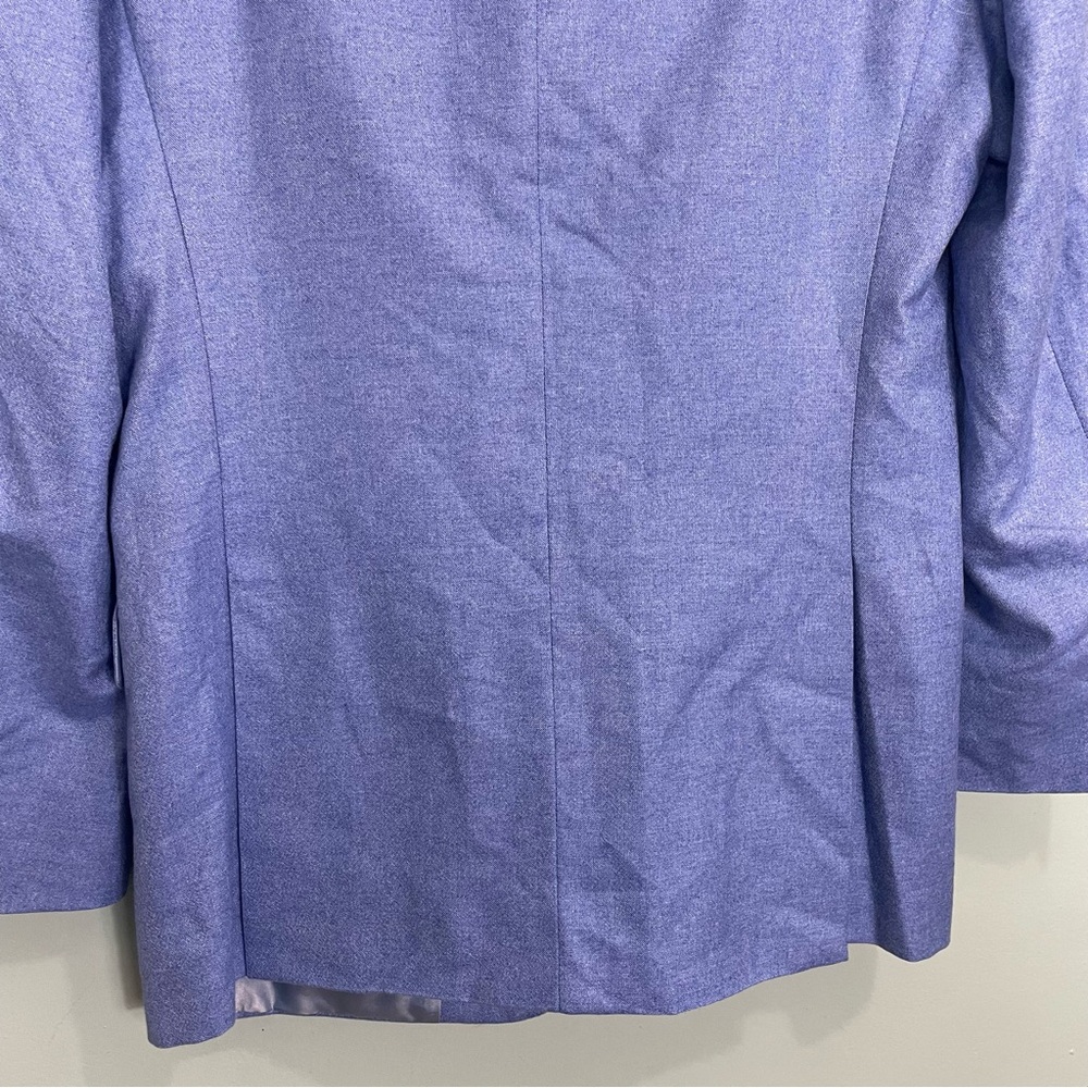 Hickey Freeman Silk‎ Cashmere Blend Blazer Sports Jacket Men 44 Long Light Blue - Picture 11 of 11